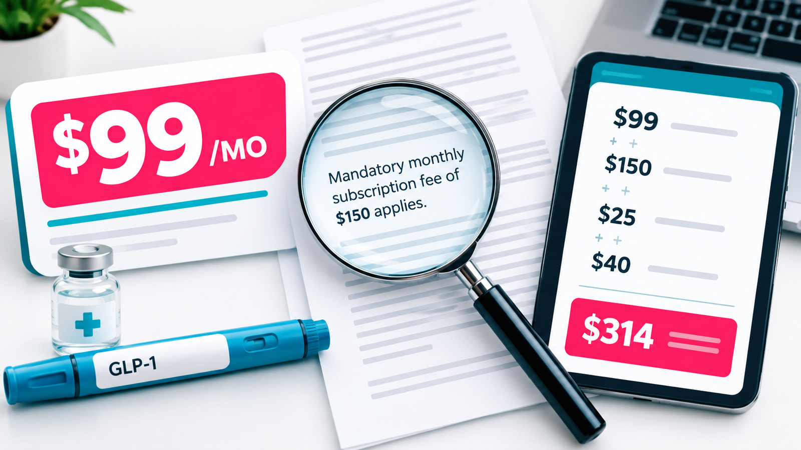 Why That $99 GLP-1 Price May Not Be What You Actually Pay 1 Online GLP-1 pricing and hidden costs consumers should check before choosing a provider