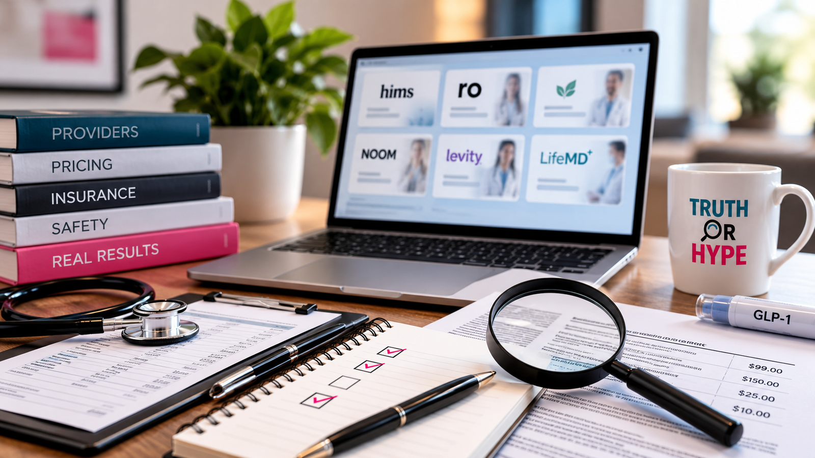 Telehealth provider reviews and research process at Truth or Hype