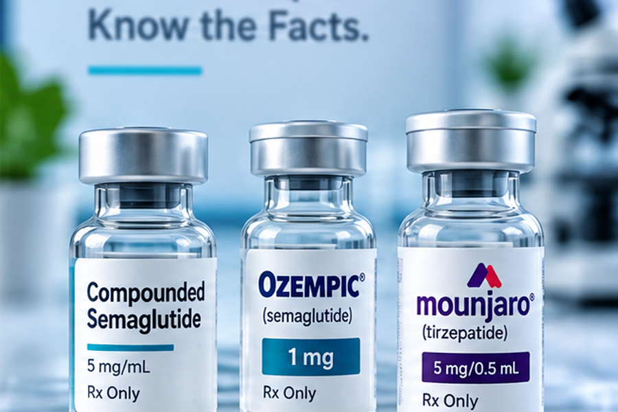 Home 4 Compounded versus brand-name GLP-1 medications